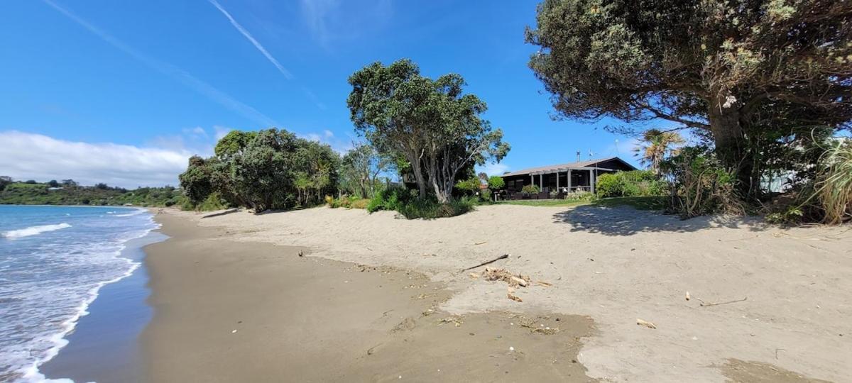 Beachfront Bliss - Your Parapara Seaside Retreat Exterior foto